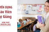 TUYỂN DỤNG GIÁO VIÊN & TRỢ GIẢNG TIẾNG ANH